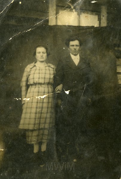 KKE 4507.jpg - Helena i Michał Wierzbiccy, rodzice Leonardy Filipow, 1923 r.
